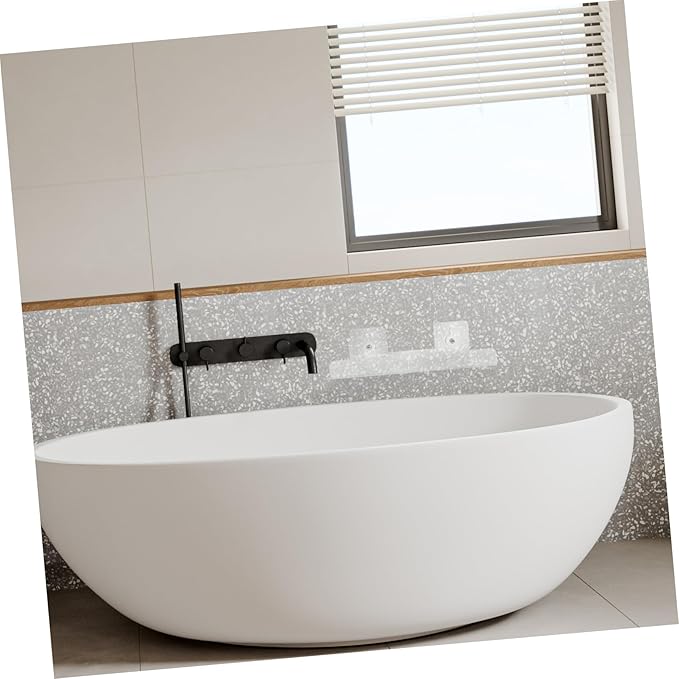 Ciieeo Acrylic Floating Shelf Wall-Mounted Storage Rack Bathroom Shelves Wall for Bathroom Tidy Storage