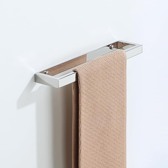Alise Hand Towel Holder,12 Inch Towel Bar for Bathroom,Towel Racks for Lavatory,Wall Mount Towel Hanger,SUS304 Stainless Steel Towel Rail,Polished Chrome