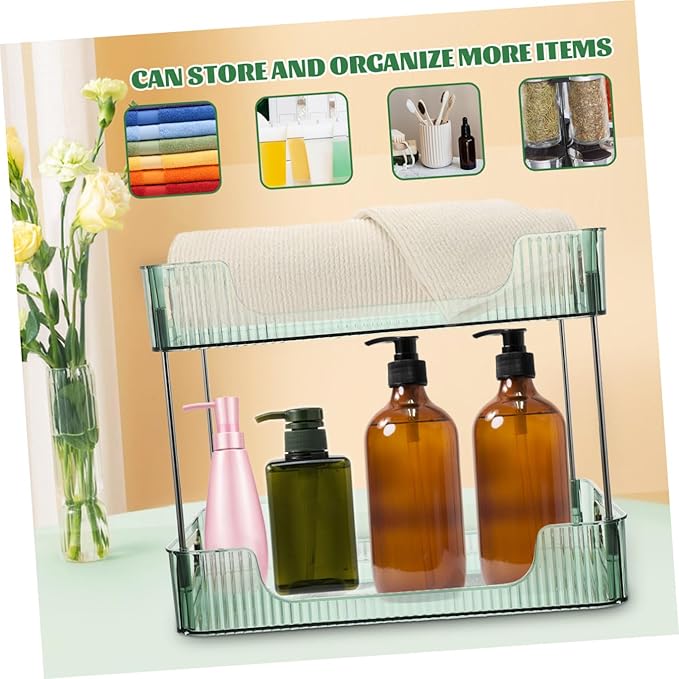 Bathroom Countertop Organizer Storage Shelf Desk Toiletry Organizer Dresser Storage Holder