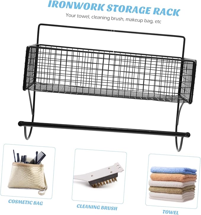 LIFKOME Multi-Function Storage Shelf Wall-Mounted Rack for Bathroom Over The Toilet Shelf Organizer