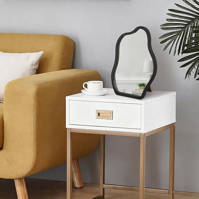 Table Desk Countertop Mirror Vanity Makeup Mirrors for Living Room Bedroom Birthday Gifts for Office Desk Room Decor High Definition 14" L x 10" W Small