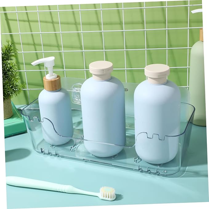 2pcs Floating Shelves for Bathroom No Drill Wall Mount Organizer for Bathroom Accessories Design for Easy Installation Minimalist Storage