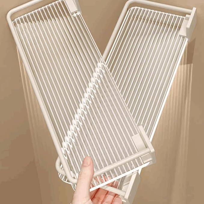 Removable Wall-Mounted Bathroom Shelves Plastic Bathroom Shelves Removable Bathroom Shelves Multifunctional Bathroom Shelves Large Capacity