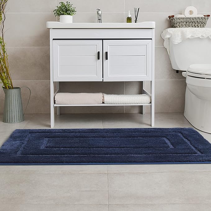 GRANNY SAYS Bathroom Rug Mat, Bath Mats for Bathroom Non-Slip, Super Soft and Water Absorbent, Extra Large Bath Rugs, Machine Wash Dry, Bath Rugs for Bath Floor, Tub and Shower, 24 x 48