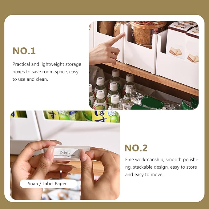 SHINEOFI Box Storage Box Jewelry Holders Kitchen Utensil Holder Desktop Stand Makeup Drawers Rubber Mallet Storage Bins Stacking Desktop Container Makeup Stand Plastic Cosmetic White