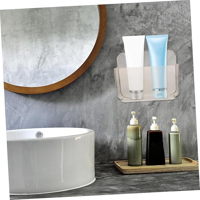balacoo Toilet Storage -Mounted Storage Shelves Bathroom Organizer Wall Rack Draining
