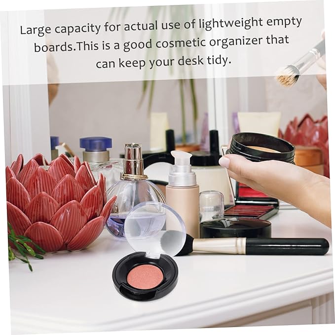 Compact Eyeshadow Storage Box 8Pcs Small Portable Sub Containers for Cosmetics Organizer Travel Makeup Palettes Case