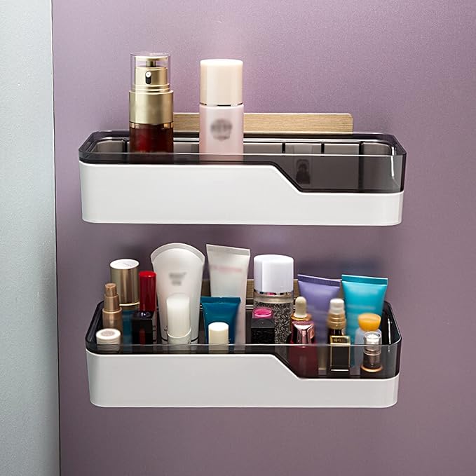 Bathroom Shelf Bathroom Shelf Wall Mounted Wall Mounted Shelves Holder for Bathroom Kitchen and Bedroom Set of 2 Shelves 11.8 by 2.6 Inches Floating Shelves (Size : Two Packs)