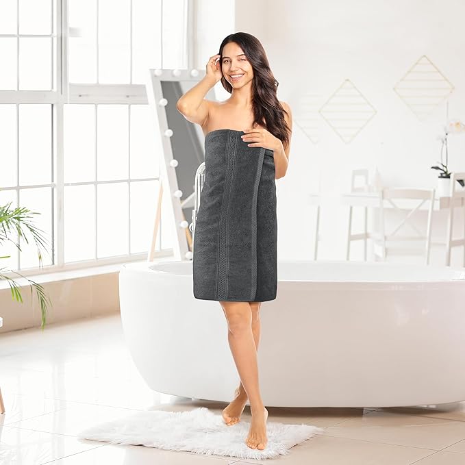 Utopia Towels 16 Pack Premium Bath Towels Set, 27 by 54 Inches, 100% Ring Spun Cotton 600GSM, Lightweight and Highly Absorbent Quick Drying Towels, Perfect for Daily Use, Grey