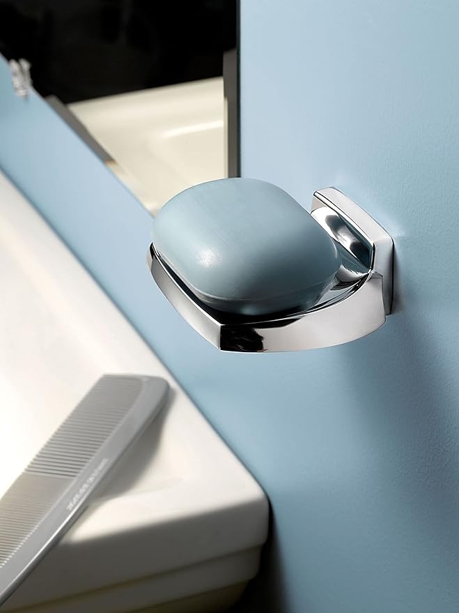Moen Donnor Collection Chrome 6.25-Inch Diameter Wall Mount Contemporary Bathroom Hand-Towel Ring, P5860 (Pack of 2)