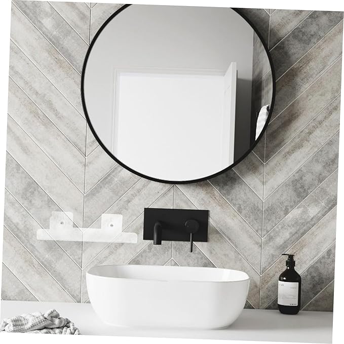 Bathroom Organizer Cabinet Wall Shelf for Bathroom Acrylic Floating Shelf Wall-Mounted Storage Rack