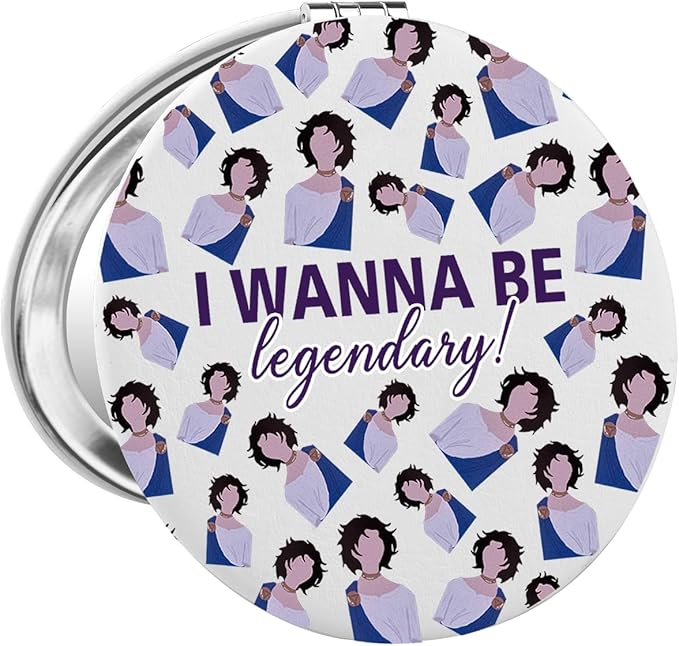 FAADBUK Odysseas Greek Mythology Gift Greek God Characters Makeup Mirror for Musical Fans Lovers (Wanna Be Mirror)