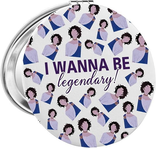FAADBUK Odysseas Greek Mythology Gift Greek God Characters Makeup Mirror for Musical Fans Lovers (Wanna Be Mirror)