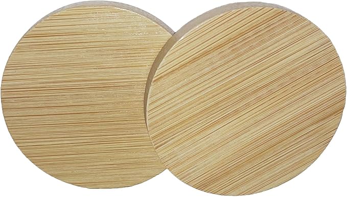 6 PCS Wooden Portable Mini Makeup Mirror Small Round Glass Small Pocket Mirror Women's Hand Mirror Portable Women's Hand Mirror(Round)