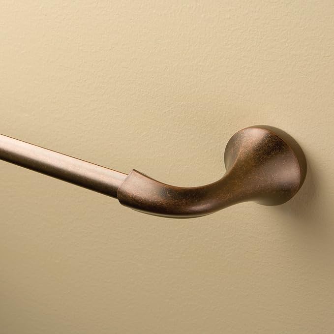 Moen Eva Oil Rubbed Bronze 18-Inch Single Towel Bar, YB2818ORB