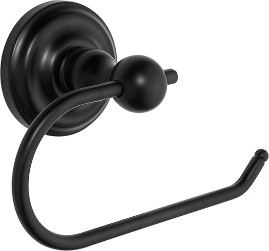 Designers Impressions Royal Series Black Euro Toilet/Tissue Paper Holder: MBA5526