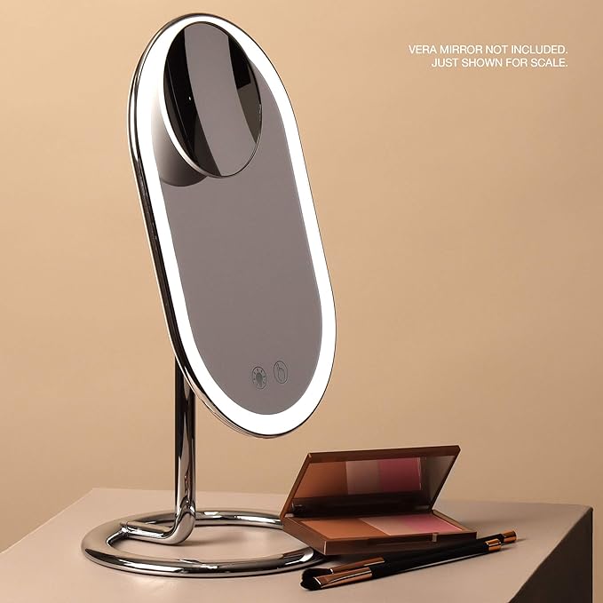 Fancii Lara Makeup Magnetic 10X Attachable Mirror for Vera - (White) Model FC-VOM1X