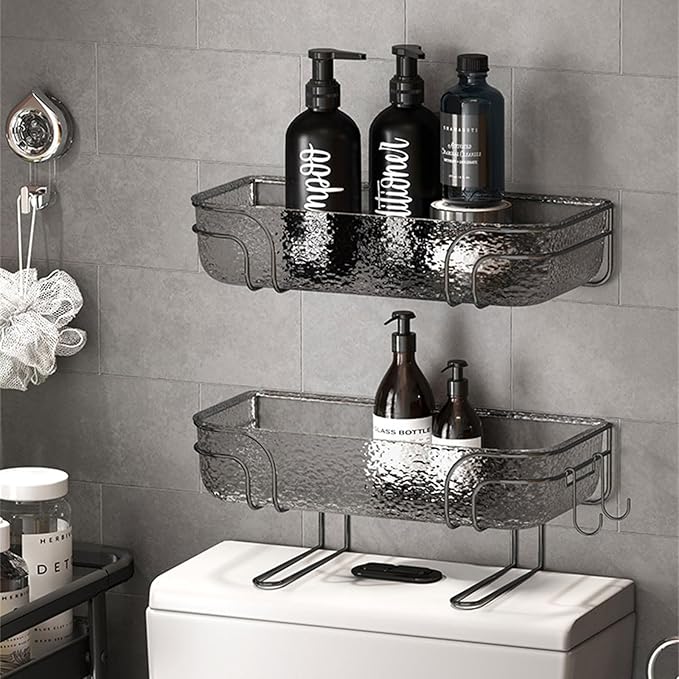 Space Saving Wall Mounted Storage Rack Easy To Bathroom Shelf Wall Hanging Organizers For Home Offices