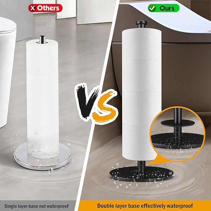 Toilet Paper Holder Stand, Toilet Paper Roll Holder, Toilet Paper Storage Stand, Toilet Paper Holder Free Standing, Tp Holder Stand