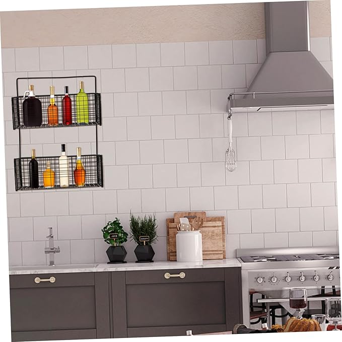 GLEAVI Bathroom Shelving Kitchen Storage Shelf Wall-Mounted Rack Smooth Surface Easy to Clean