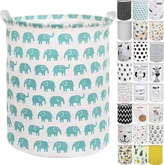 Collapsible Laundry Basket in Bedroom Waterproof Laundry Hamper in Bathroom Large Laundry Bag in College Dormitory Cloakroom Livingroom Nursery Organizer Toy Bin