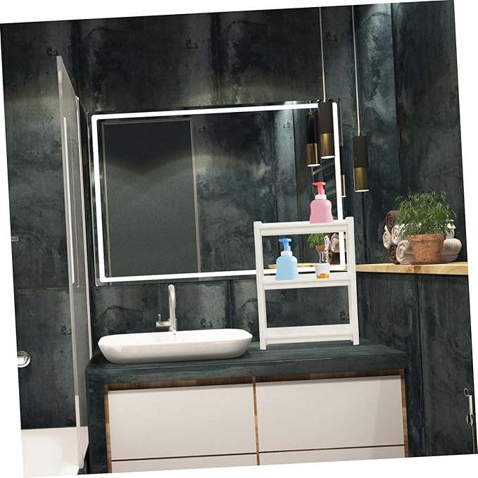 Vaguelly Multi-Layer Plastic Storage Rack Thick Corner Shelf for Bathroom and Kitchen Sturdy Home Organizer for Tight Spaces