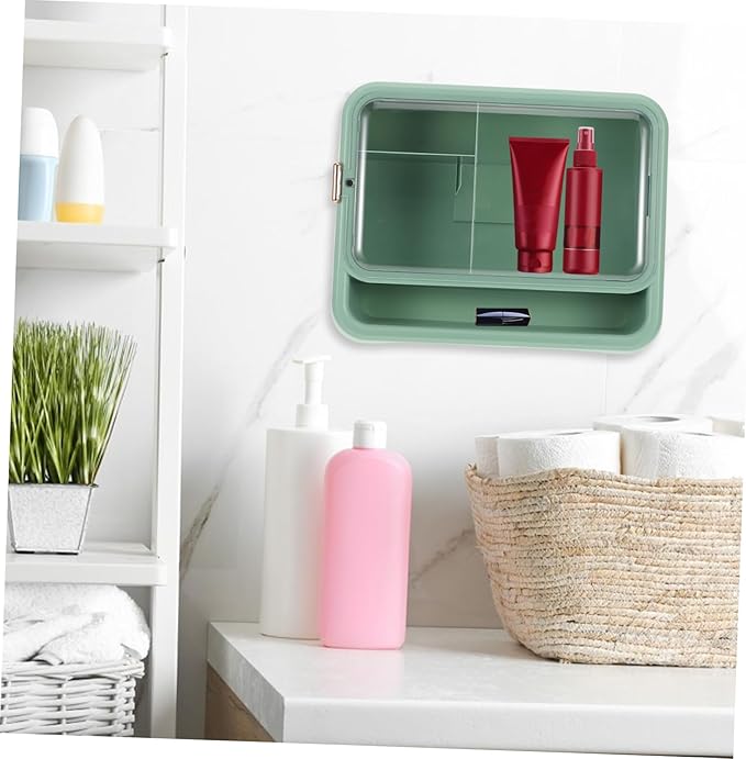 Floating Shelf Bathroom Wall Organizer Space-Saving Storage Rack Bathroom Shelves