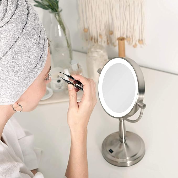 2Pack Makeup Mirror LED Bulbs Replacement Mirror 20W RP34B Light Bulb fits BE151T BE71CT BE47X BE47BR for Cosmetic Vanity Makeup Mirror with Single Double Sided Lighted Magnification (3000K)