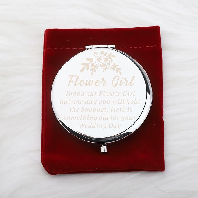 WUSUANED Flowers Girl Makeup Mirrors Wedding & Party Gifts: Bridesmaid, Mother of The Bride