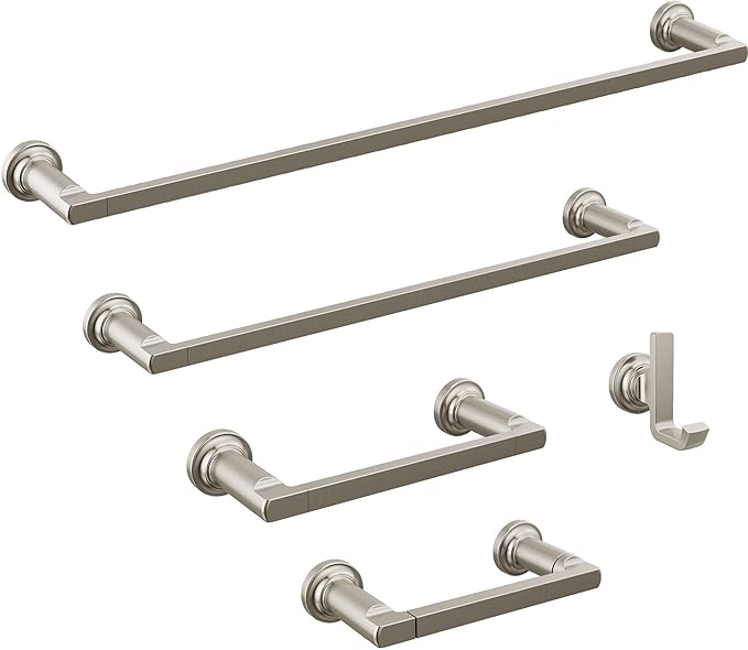 Delta Tetra (1-Pack) 24'' Towel Rack for Bathroom Stainless Steel Towel Bar for Bathroom Wall Towel Holder Rod Wall Mounted 78924-SS