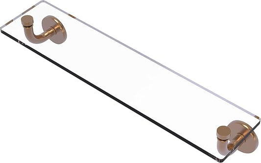 Allied Brass RM-1-22 Remi Collection 22 Inch Vanity Beveled Edges Glass Shelf, Brushed Bronze