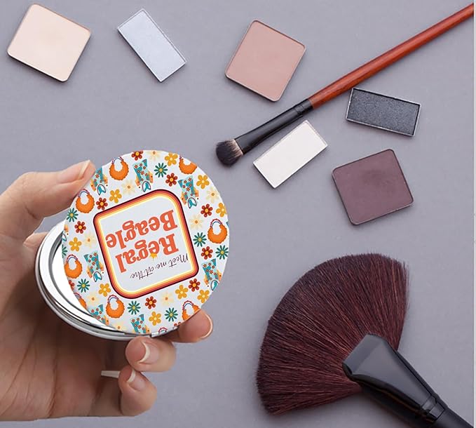 FAADBUK Mrs Roper Gift Mrs Roper Fan Gift Company TV Show Gift Mrs Roper Pocket Mirror for Her (Meet Me at Mirror)