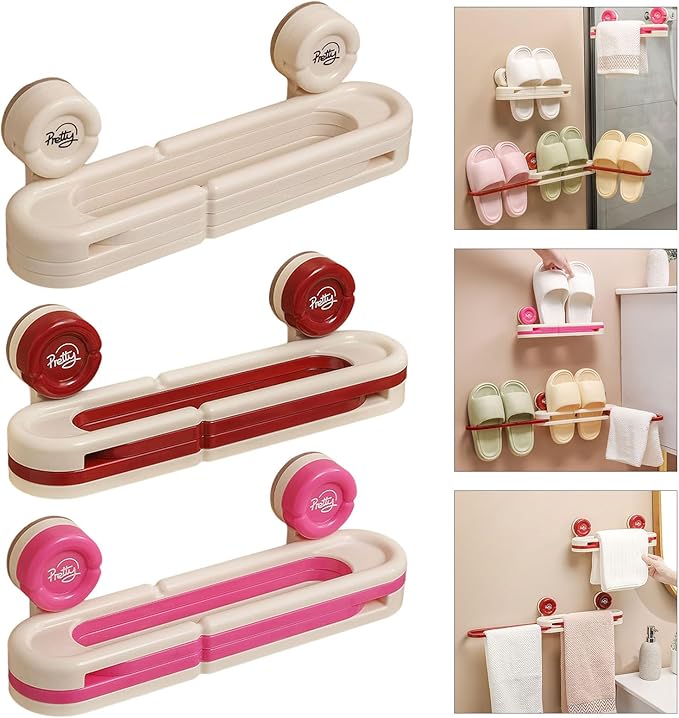 Rustproof Shoe Shelf for Bathroom Wall Mounted Stand Holder Multi Layer Drying Rack with Drainage Systems Hygienic Shoe Drying Rack