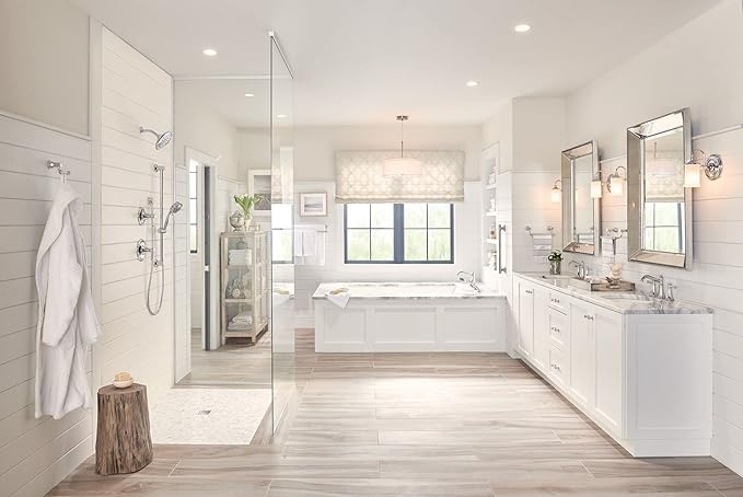 Moen Belfield Chrome 24-Inch Bathroom Double -Towel Bar, YB6422CH