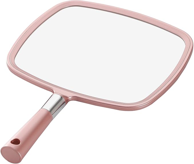 Miss Sweet Handheld Mirror Makeup Mirror (Rose Gold)