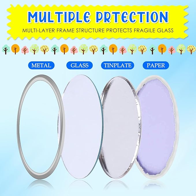 Taiyin 18 Pcs Volleyball Gifts for Team Bulk Valentines Volleyball Compact Mirror Round Sport Makeup Pocket Mirror 2.76 Inch Portable for Team Player Accessories Party Supplies
