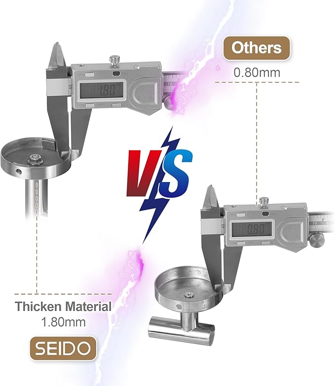 SEIDO Double Towel Bar for Bathroom Wall 36”L, 304 Stainless Steel Brushed Nickel Towel Bar, 2-Bar Design Bathroom Towel Rack, Brushed Nickel, 36 inch