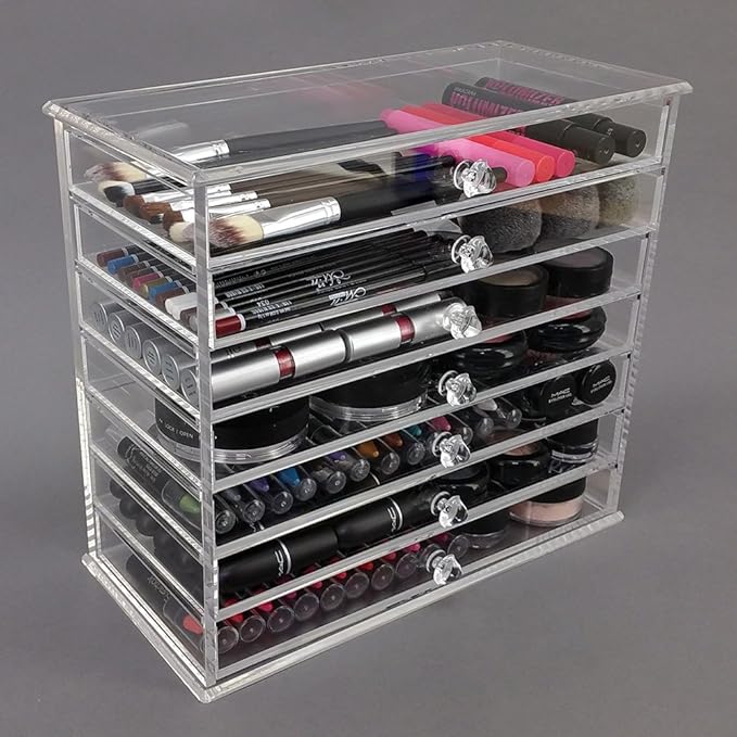 OnDisplay Caitlyn 7 Tier Acrylic Cosmetic/Makeup Organizer
