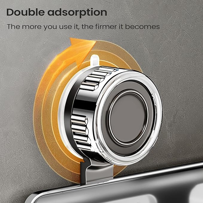 Bathroom Shelf Organizer, 40x15x10.5cm Stainless Steel ABS Suction Cup Wall Storage Rack, Rustproof Holder for Shampoo, Body Wash, Soap, Kitchen