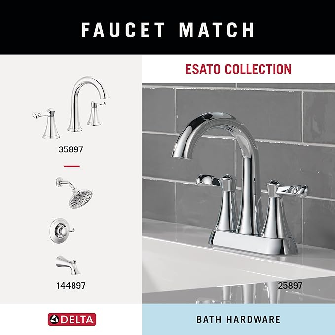 Esato 18" with 6" Extender Towel Bar in Chrome