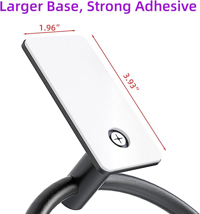 2 Pack Towel Ring, Hand Towel Holder for Bathroom, Self Adhesive Round Hand Towel Rings, Stainless Steel Towel Hanger Heavy Duty Towel Racks Stick On Wall for Kitchen, Matte Black