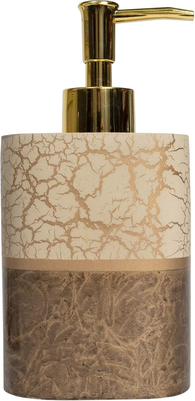 Sweet Home Collection Bathroom Accessories Sets Unique Collections Modern Classic Contemporary Decorative Beautiful Designs Bath Shower Tub D??cor, Lotion Pump/Soap Dispenser, Parker (Pack of 1)