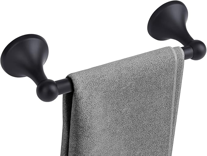 Antique Hand Towel Bar 9 Inch Matte Black for Bathroom,Hand Towel Holder,Vintage Bathroom Accessories Towel Ring, Wall Mounted,Towel Hanger for Bathroom