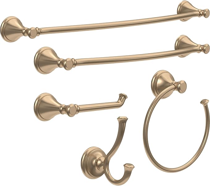 DELTA Cassidy Towel Hook, Champagne Bronze, Bathroom Accessories, 79735-CZ