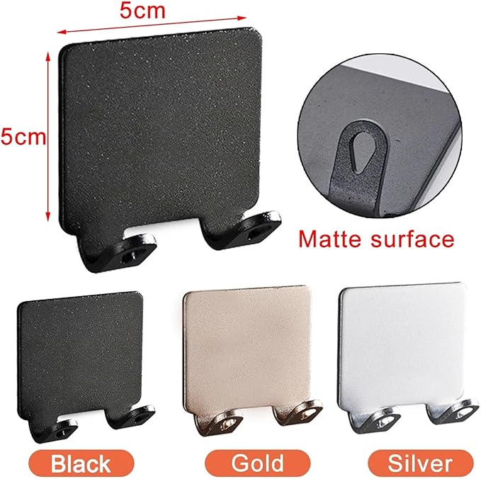 1PCS Punch Free Shaving Razor Holder Men Shaving Shaver Storage Hook Wall Shelf Bathroom Rack Wall Kitchen Accessories(Silver)