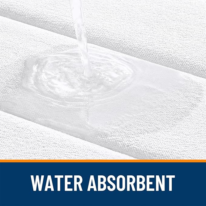OLANLY Memory Foam Bath Mat 30x20, Super Soft Absorbent Bathroom Rugs, Quick Dry, Machine Washable Shower Floor Rugs, Bathmat Carpet, Bathroom Home Decor Accessories, White