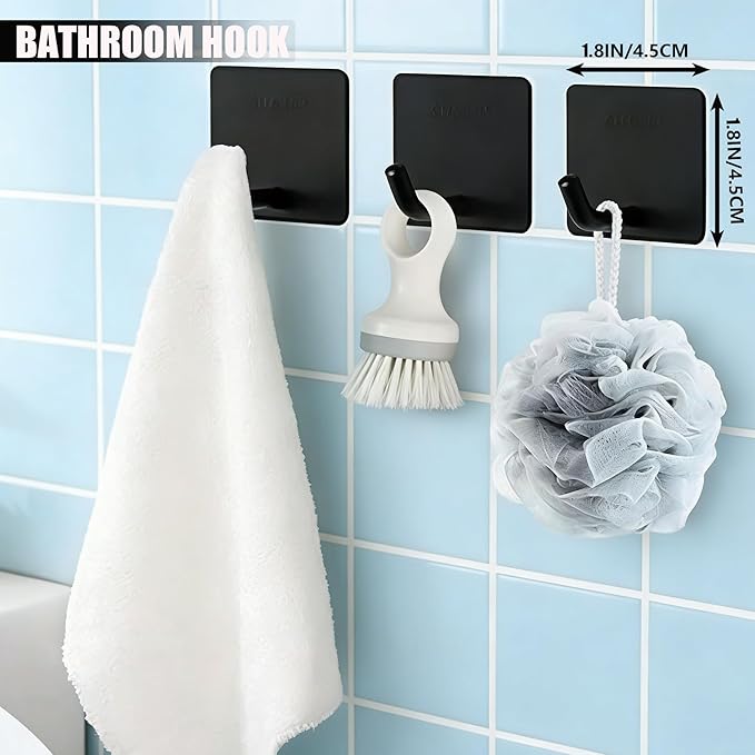 9-Pieces Matte Black Bathroom Hardware Accessories Set,Stainless Steel Wall Mounted 16 Inch Hand Towel Bar,Bath Towel Bar Set Wall Mounted,Towel Racks for Bathroom