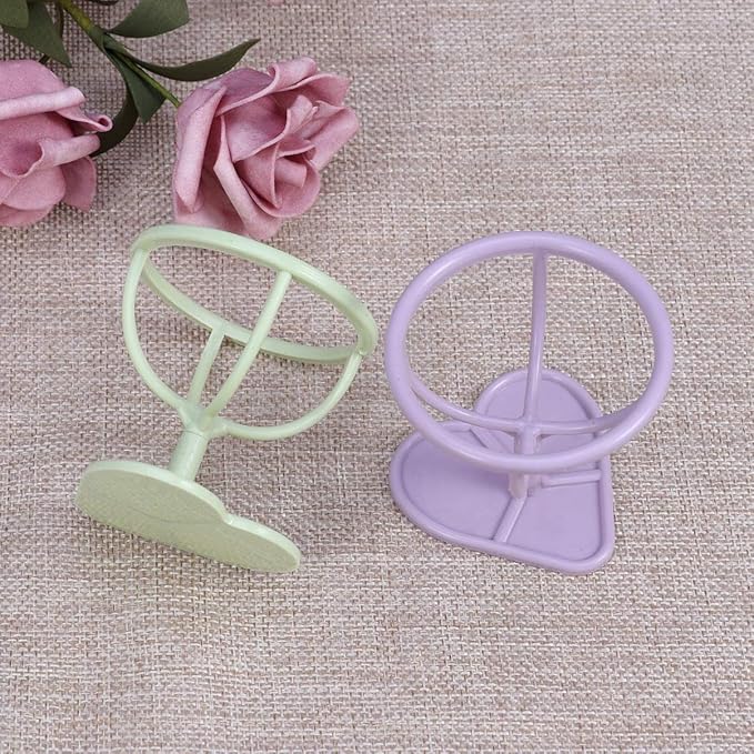 Beaupretty 2pcs Makeup Sponge Storage Shelf Powder Puff Holder Tool for Organizing Makeup Sponges and Chic Drying Rack for Dresser Display