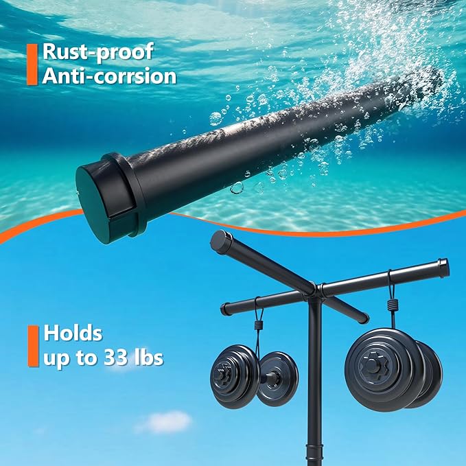 Hjarta Outdoor Towel Rack for Pool, 59 Inch Pool Towel Holder with 8 Bars, Poolside Towel Racks for Outdoor, Towel Drying Rack for Pool Area Outside, Bathroom, Spa, Hot Tub