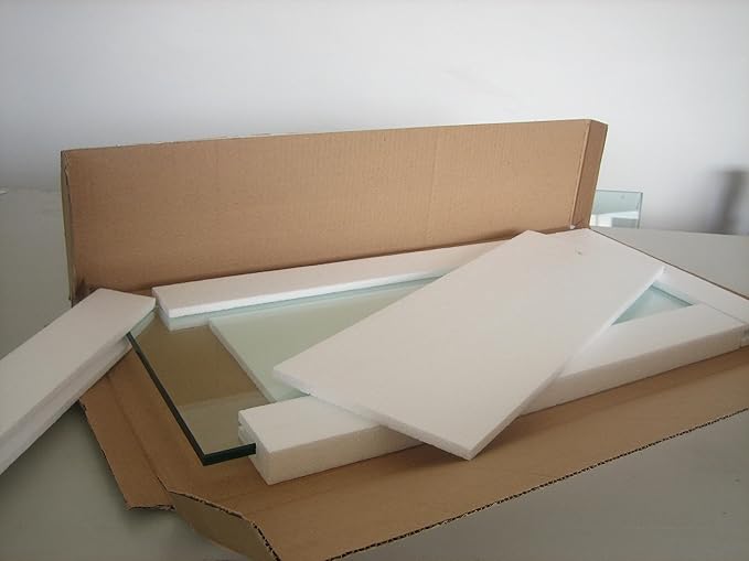 8 x 24 x 3/8 Tempered Glass